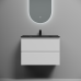 Тумба под раковину подвесная Sancos Folk 69х44х50, с доводчиками, Bianco, FL70W