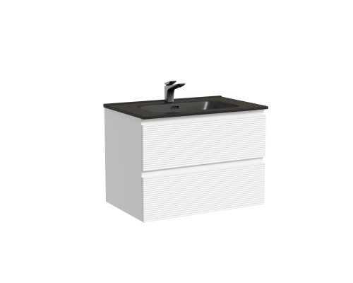 Тумба под раковину подвесная Sancos Folk 69х44х50, с доводчиками, Bianco, FL70W