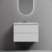Тумба под раковину подвесная Sancos Folk 69х44х50, с доводчиками, Bianco, FL70W