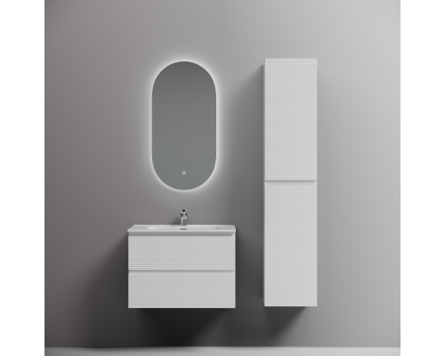 Тумба под раковину подвесная Sancos Folk 69х44х50, с доводчиками, Bianco, FL70W