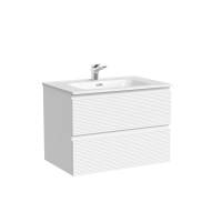 Тумба под раковину подвесная Sancos Folk 69х44х50, с доводчиками, Bianco, FL70W