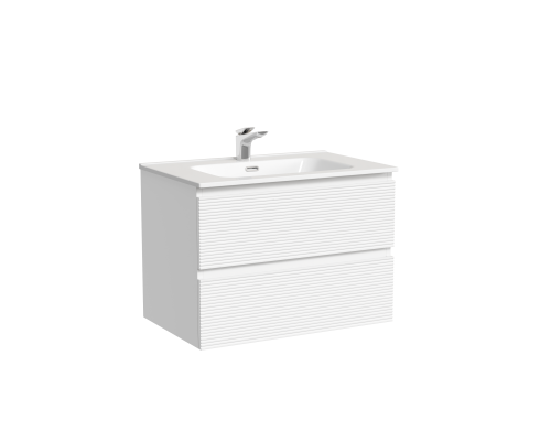 Тумба под раковину подвесная Sancos Folk 69х44х50, с доводчиками, Bianco, FL70W