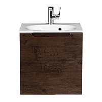 Тумба под раковину BelBagno Etna 50 R ETNA-500-1A-SO-RW-P-R подвесная Rovere Moro
