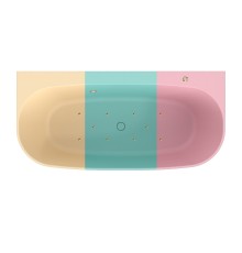 Ванна WHITECROSS Make 170x80 RAL "AERO" (золото) иск. камень