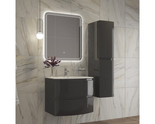 Зеркало Cezares Duet 70 CZR-SPC-DUET-700-800-LED-TCH с подсветкой с лазерной гравировкой и сенсорным выключателем