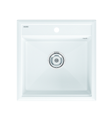 Мойка кварцевая Paulmark STEPIA-500 PM115051-WH белый 50х51