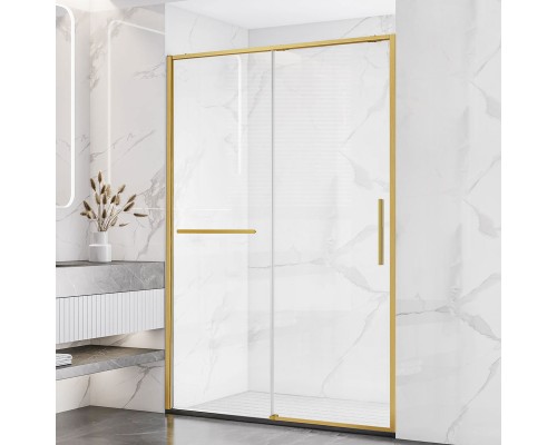 Душевая дверь Vincea Slim Soft VDS-1SS140CLG, 1400, брашированное золото