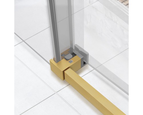 Душевая дверь Vincea Slim Soft VDS-1SS140CLG, 1400, брашированное золото