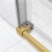 Душевая дверь Vincea Slim Soft VDS-1SS140CLG, 1400, брашированное золото