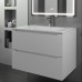 Тумба с раковиной подвесная Uperwood Tanos-Next 70х45х53 см, белая матовая