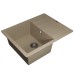 Кухонная мойка кварцевая Uperwood Quartz UPD-03-02, прямоугольная, бежевая
