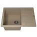 Кухонная мойка кварцевая Uperwood Quartz UPD-03-02, прямоугольная, бежевая