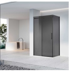 Душевой уголок Vincea Como-N, 1200x900, черный, стекло тонированное