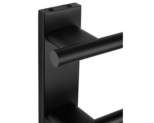 Полотенцесушитель электрический Wonzon&Woghand N?RNBERG, Черный матовый WW-AL345-MB