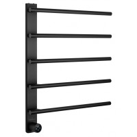 Полотенцесушитель электрический Wonzon&Woghand N?RNBERG, Черный матовый WW-AL345-MB