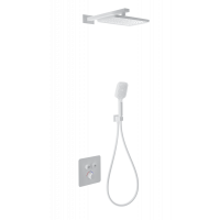 Душевая система с термостатом встраиваемая Wonzon&Woghand, Белый матовый