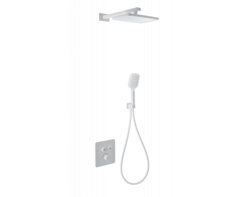 Душевая система с термостатом встраиваемая Wonzon&Woghand, Белый матовый