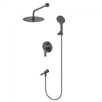 Душевая система встраиваемая Wonzon&Woghand BRILLIANT, Черный матовый WW-88939079-MB