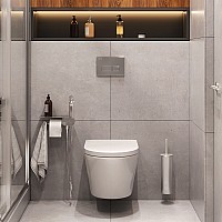 Набор подвесной унитаз CK74H0403W Sense с гигиеническим душем