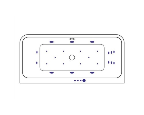 Ванна гидромассажная EXCELLENT Arana 180x85 ULTRA белый