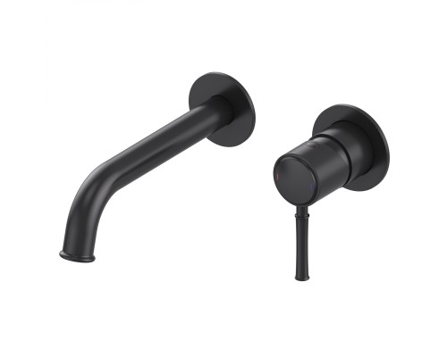 Смеситель для раковины встраиваемый Wonzon&Woghand TOR, Черный матовый WW-88869073-MB
