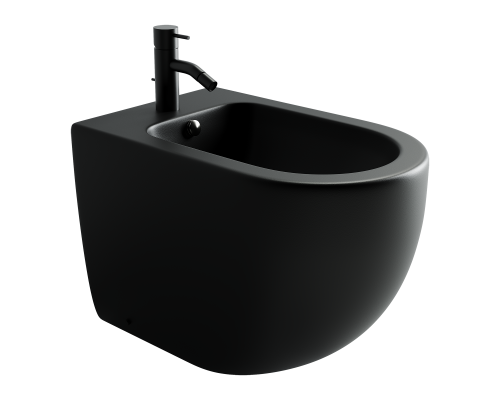 Напольное биде Ceramica Nova Metropol черный матовый
