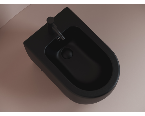 Напольное биде Ceramica Nova Metropol черный матовый