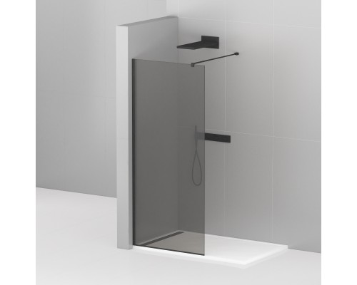 Душевая перегородка Cezares Liberta 100 LIBERTA-L-1-100-120-GR-NERO Черный матовый