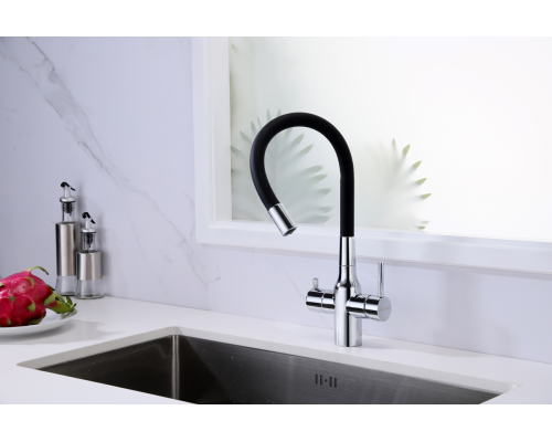 Смеситель для кухни Paulmark Salix Sa213419-CR Хром