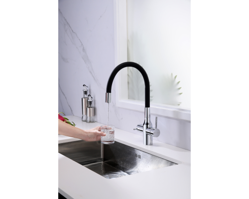 Смеситель для кухни Paulmark Salix Sa213419-CR Хром