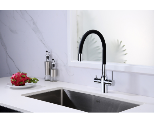 Смеситель для кухни Paulmark Salix Sa213419-CR Хром