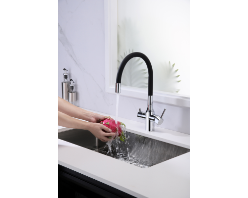 Смеситель для кухни Paulmark Salix Sa213419-CR Хром