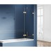 Шторка для ванны NEW TRENDY AVEXA GOLD BRUSHED 120x150 R брашированное золото