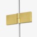 Шторка для ванны NEW TRENDY AVEXA GOLD BRUSHED 120x150 R брашированное золото