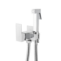 Комплект гигиенического душа AQG ARES со смесителем, хром