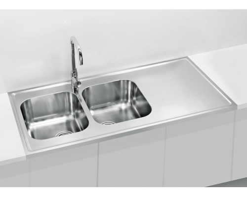 Мойка кухонная Alveus Classic Pro 100 SAT-90 1130474 нержавеющая сталь