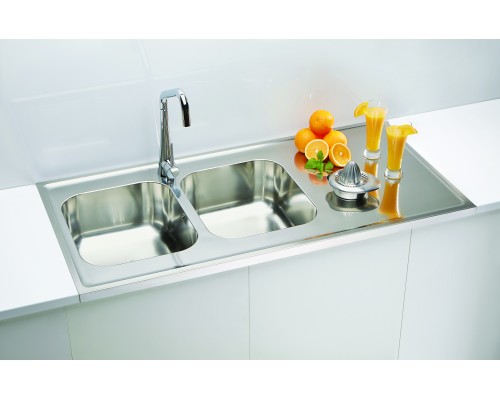 Мойка кухонная Alveus Classic Pro 100 SAT-90 1130474 нержавеющая сталь