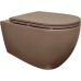 Унитаз ISVEA Infinity подвесной 365x530x400-коричневый матовый 10NF02001SV-2H