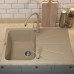 Кухонная мойка кварцевая Uperwood Quartz UPD-04-02, прямоугольная, бежевая