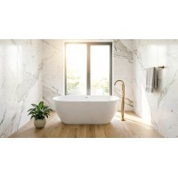 Ванна из искусственного камня Flere Volha 150x76x58 (белый глянец)
