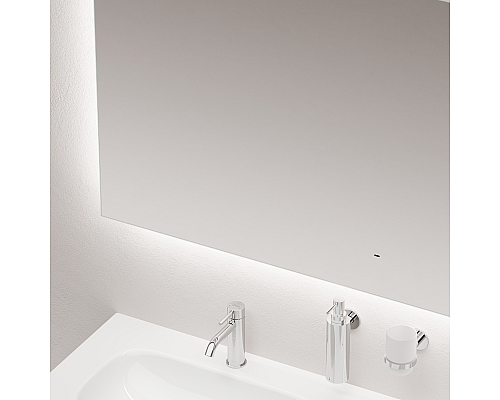 Зеркало для ванной комнаты Sancos SQUARE 140х80 с подсветкой, SQ1400