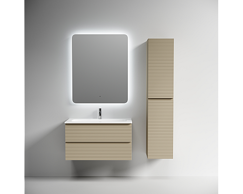 Тумба под раковину Настенная Sancos Folk 89 FL90CP Капучино