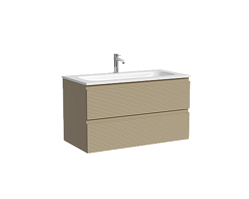Тумба под раковину Настенная Sancos Folk 89 FL90CP Капучино