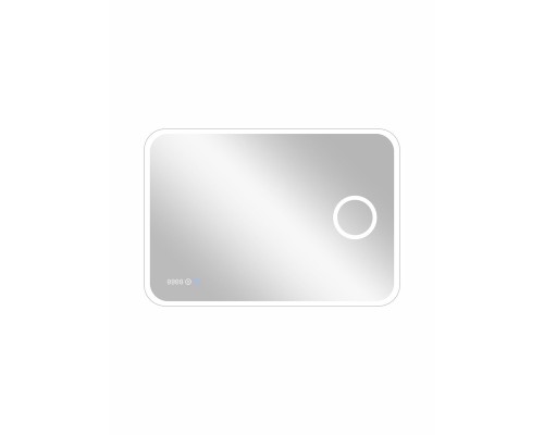 Зеркало Континент Bliss 915х685 ЗЛП767 с подсветкой с сенсорным выключателем с часами с увеличительным зеркалом