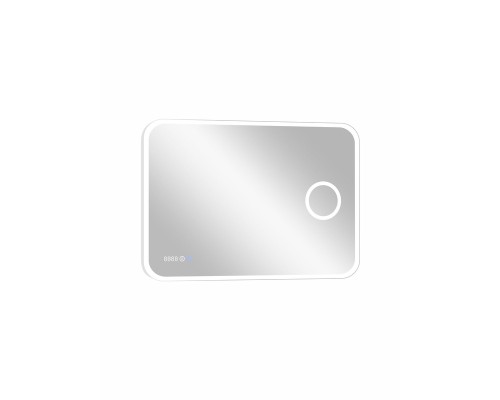 Зеркало Континент Bliss 915х685 ЗЛП767 с подсветкой с сенсорным выключателем с часами с увеличительным зеркалом