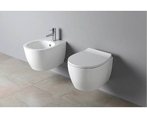 Биде ISVEA Sentimenti Neo подвесной 363x510x400 белый матовый 10AR41010SV-2L