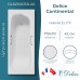 Ванна чугунная Delice Continental 170х70 с отверстиями под ручки и антискользящим покрытием