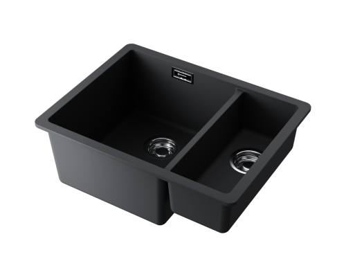 Кухонная мойка Omoikiri Kata 55-2-U-BL черный