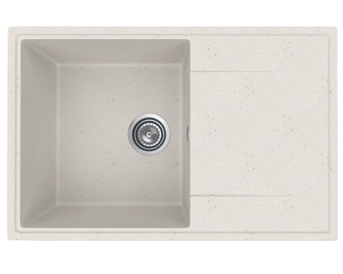 Кухонная мойка из искусственного камня Uperwood ECON UPD-507-001, белая матовая