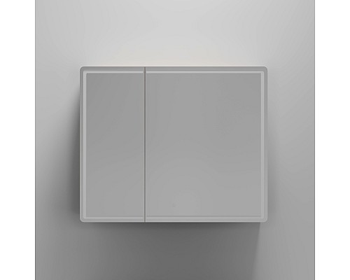 Зеркальный шкаф SANCOS Mirror 890x150х740 мм, с LED подсветкой, дуб галифакс MI90EG